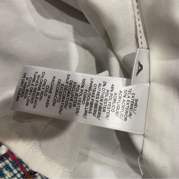 Ann Taylor LOFT Multicolor Tweed Skirt with Two Front Pockets - Picture 3 of 7